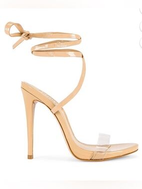 Schutz Cloe Nude Patent Stiletto. Size 6.